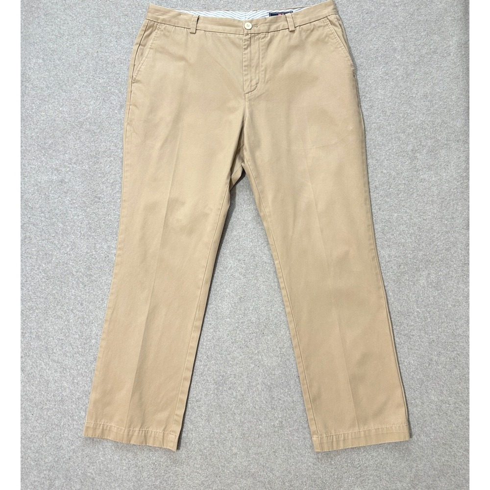 Vineyard Vines Mens Pants 36x30 Slim Fit Breaker Khaki Tan Chino Classic Preppy